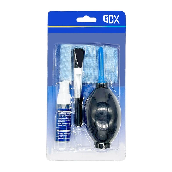GDX EC-02 4 in 1 Fotoğraf Makinesi ve Lens Temizlik Seti Hava Pompalı Full Bakım ürün görseli 1