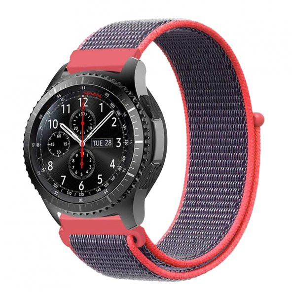 E2M Samsung Watch 20mm KRD-03 Hasır Uzay Gri Kordon ürün görseli 1