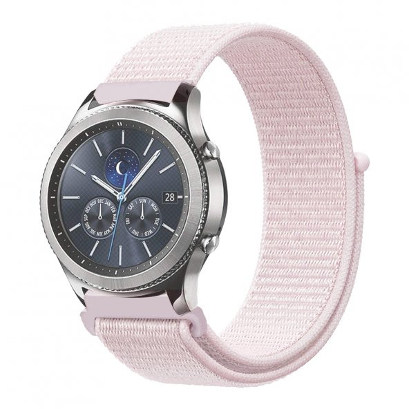 E2M Samsung Watch 22mm KRD-03 Hasır Kum Pembesi Kordon ürün görseli 1