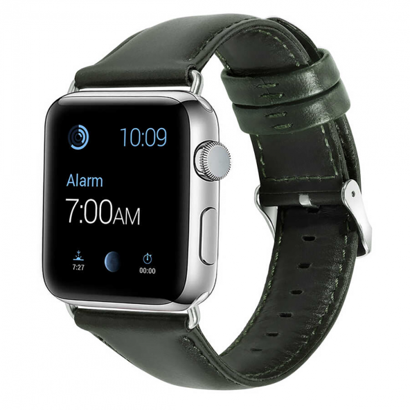 E2M APPLE WATCH 42-44MM KRD-10 DERI YESIL KORDON ürün görseli 1