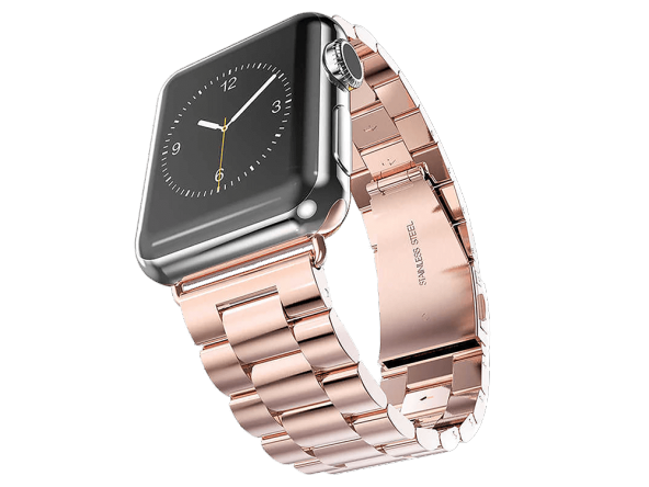 E2M APPLE WATCH 38-40MM KRD-05 KLASIK METAL ROZE ALTIN KORDON ürün görseli 1