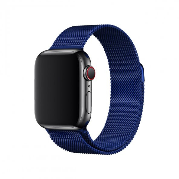 E2M APPLE WATCH 38-40MM KRD-01 METAL HASIR LACIVERT KORDON ürün görseli 1