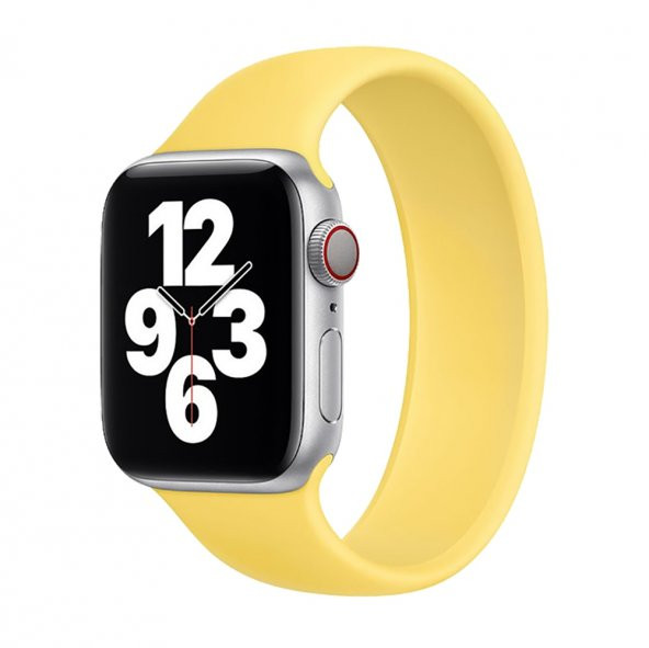 E2M Apple Watch 42-44mm KRD-18 Silikon L Sarı ürün görseli 1