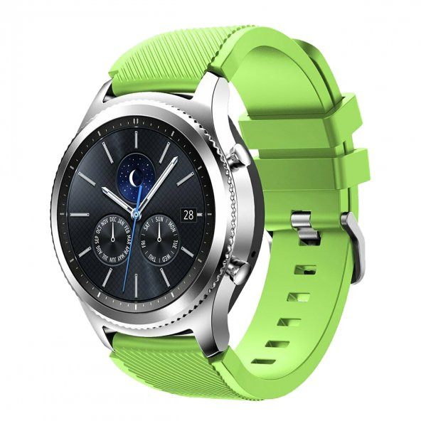 E2M HUAWEI WATCH 22MM KRD-12 FRONTİER SİLİKON YEŞİL KORDON ürün görseli 1