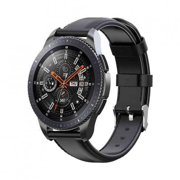 E2M SAMSUNG WATCH 42MM (20MM) KRD-10 DERİ SİYAH KO ürün görseli 1