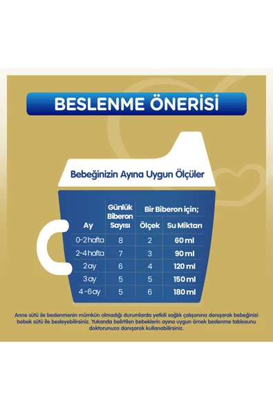 Bebelac Gold 1 Devam Sütü 800 gr 0-6 Ay - Resim 3