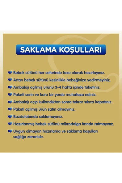 Bebelac Gold 1 Devam Sütü 800 gr 0-6 Ay - Resim 6
