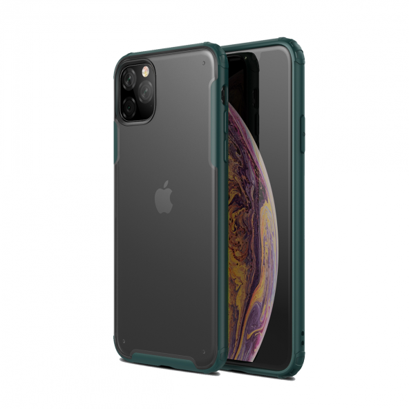 BİKAPAK ELIT MIST IPHONE 11 PRO YEŞİL KAPAK ürün görseli 1