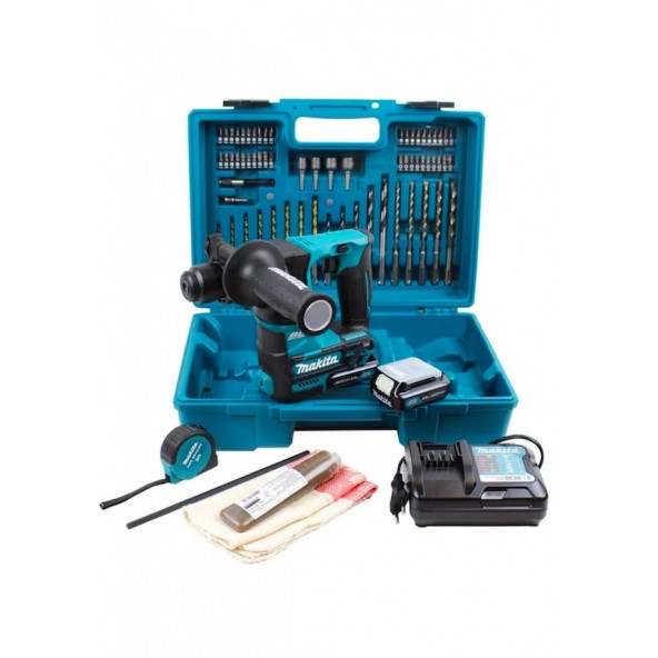 Makita HR166DWAE1 SDS Plus 10.8 V Çift Akülü Kırıcı Delici 74 Parça ürün görseli 1