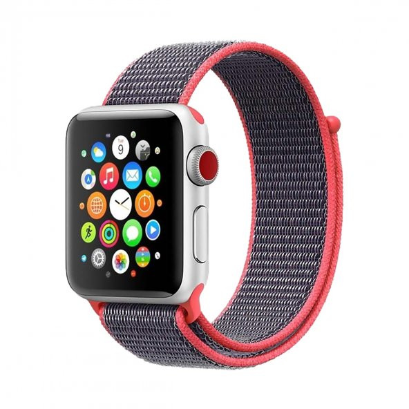 E2M APPLE WATCH 38-40MM KRD-03 HASIR UZAY GRI KORDON ürün görseli 1