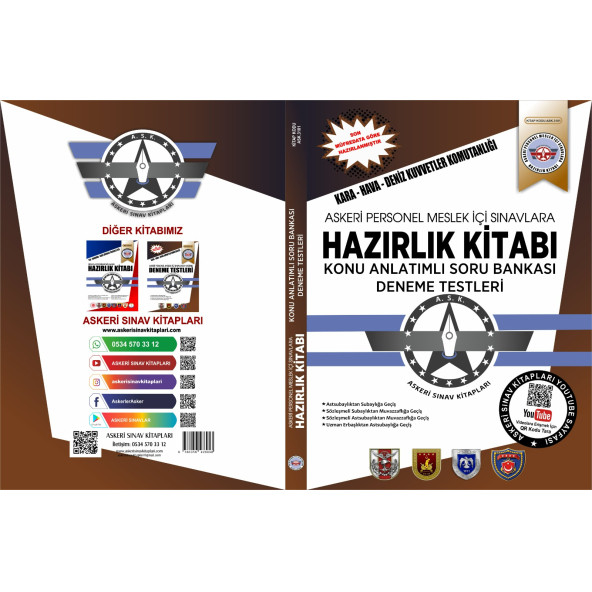 Uzman Erbaşlıktan Astsubaylığa Geçiş Sınavına Hazırlık Kitabı ürün görseli 1