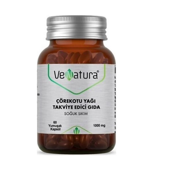 Venatura Çörekotu Yağı 1000 Mg 60 Yumuşak Kapsül ürün görseli 1