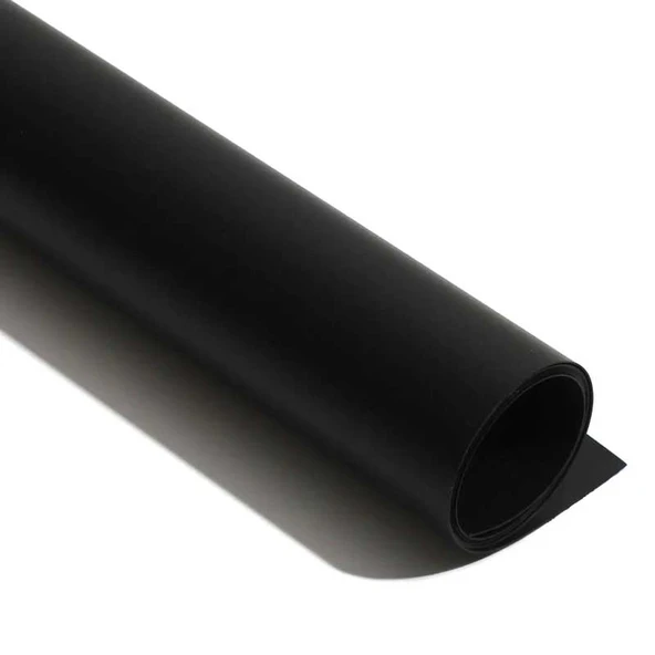 GDX 120x200 cm Siyah PVC Stüdyo Fon Perde Silinebilir Kırışmaz Ürün Çekim Arka Planı ürün görseli 1