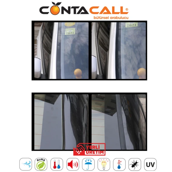 Contacall Üniversal Oto Kenar Fitilleri ön arka Cam Ve Sunroof Fitili 5 Metre ürün görseli 1