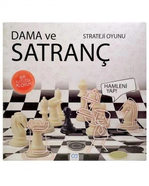 Ca Games Dama ve Satranç Plastik Kutulu Oyun ürün görseli 1