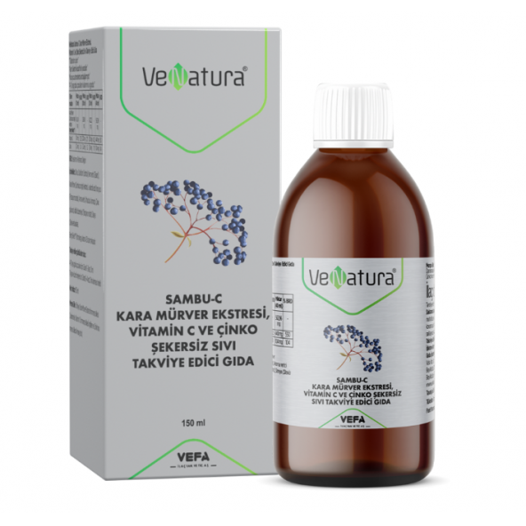 Venatura Sambu-C Karamürver Vitamin C ve Çinko İçerikli Solüsyon 150 ml ürün görseli 1
