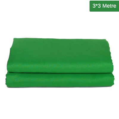 GDX 3x3 Metre Yeşil Yıkanabilir Kumaş Fon Perde Green Screen Chroma Key YouTube ve Canlı Yayın Fonu ürün görseli 1