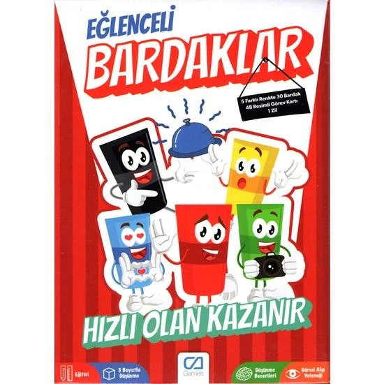 Ca Games Eğlenceli Bardaklar Eğitici ve Geliştirici Kutu Oyunu ürün görseli 1