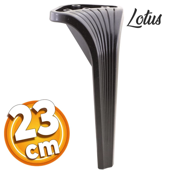 Lotus Lüks Mobilya Kanepe Tv Ünitesi Koltuk Ayağı 23 Cm Siyah Konsol Ayakları ürün görseli 1