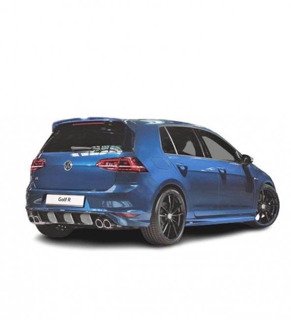 Volkswagen Golf 7  (2012-2016) Oettinger Style Arka Tampon - Eki (Plastik) ürün görseli 1