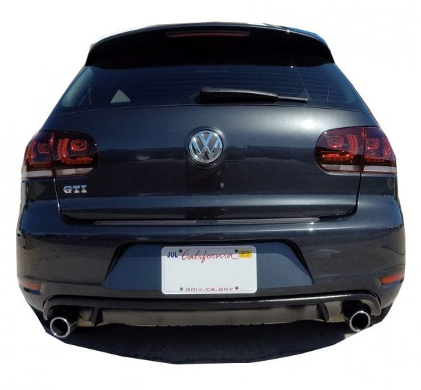 Volkswagen Golf 6 (2009-2012) GTI Arka Tampon Eki - Difüzör (Plastik) ürün görseli 1