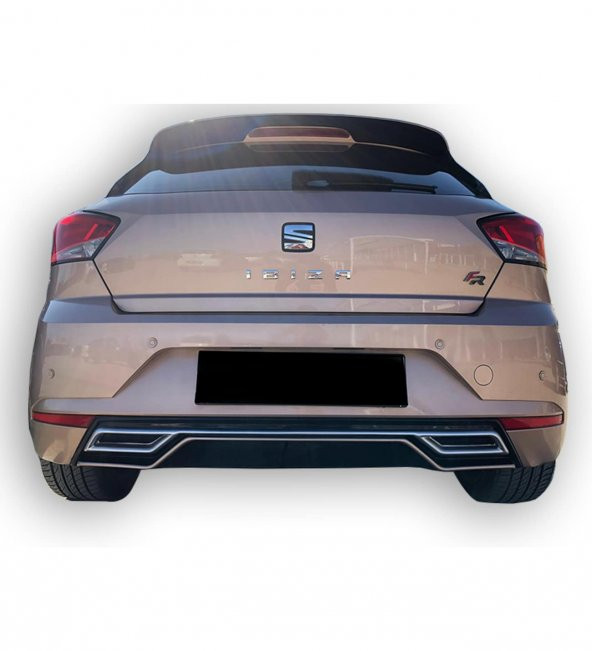 Seat ibiza (2017 ve Sonrası) Egzoz Görünümlü Difüzör (Plastik) ürün görseli 1