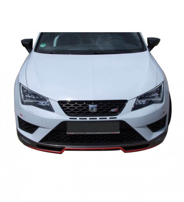 Seat Leon MK3 -5F (2013-2016) FR Uyumlu Ön Tampon Ek (Plastik) ürün görseli 1