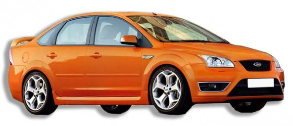 Ford Focus 2 ve 2,5 (2004-2011) Sedan HB Uyumlu ST Yan Marşpiyel Seti (Plastik) ürün görseli 1