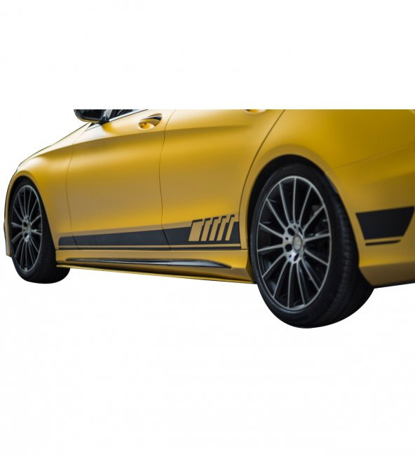 Mercedes C Serisi W205 (2015-2018) AMG Yan Marşpiyel Altı Lip (Plastik) ürün görseli 1