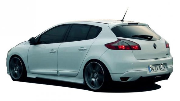 Renault Megane 3 (2009-2016) Sport Yan Marşpiyel Seti (Plastik) ürün görseli 1
