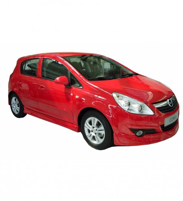 Opel Corsa D (2007-2015) OPC Line Yan Marşpiyel Seti (Plastik) ürün görseli 1