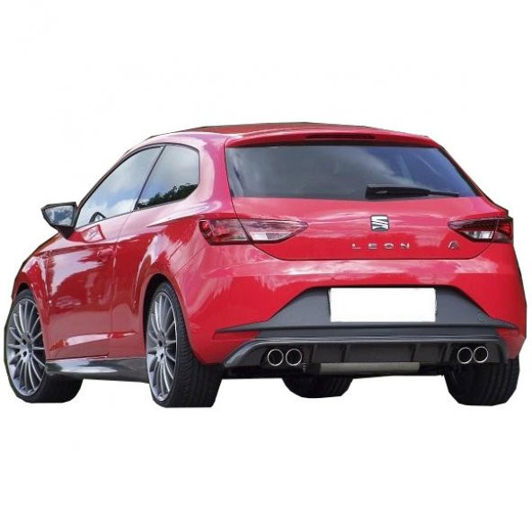 Seat Leon MK3 (2013-2016) FR Arka Tampon Eki - Difüzör (Plastik) ürün görseli 1