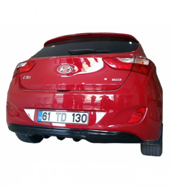 Hyundai İ30 (2011-2016) Arka Tampon Eki - Difüzör (Plastik) ürün görseli 1