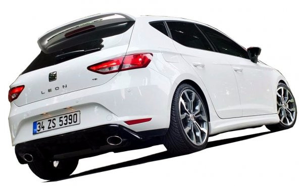 Seat Leon MK3 - 5F (2013-2016) Style Arka Tampon Eki - Difüzör (Plastik) ürün görseli 1