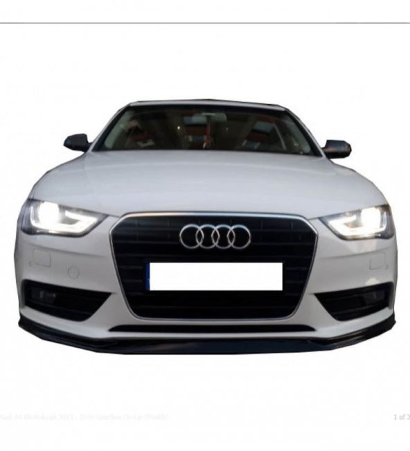 Audi A4 B8 Makyajlı 2013 - 2016 Sportline Ön Lip (Plastik) ürün görseli 1