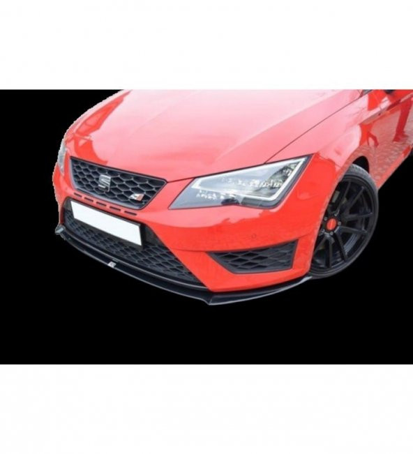 Ps Dizayn Seat Leon Mk3 Fr (2013 - 2016) Maxton Style Ön Lip (Plastik) ürün görseli 1