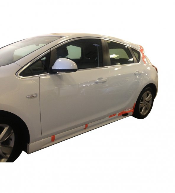 Opel Astra J HB - Sedan Uyumlu 2013 - 2015 Yan Marşpiyel Seti (Plastik) ürün görseli 1