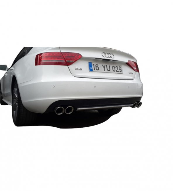 Audi A5 8P3 2012 - 2016 Sportback Arka Tampon Eki - Difüzör (Plastik) ürün görseli 1
