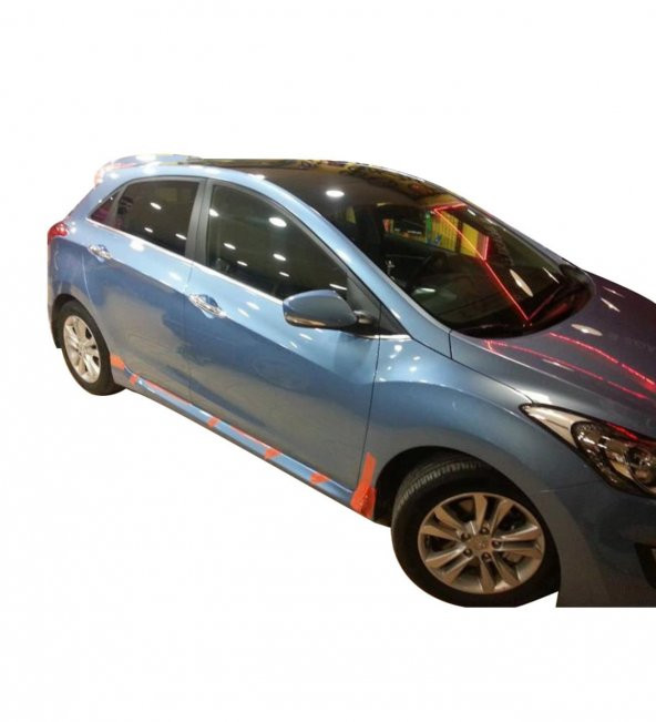 Hyundai i30 (2011-2016) Custom Yan Marşpiyel Seti (Plastik) ürün görseli 1