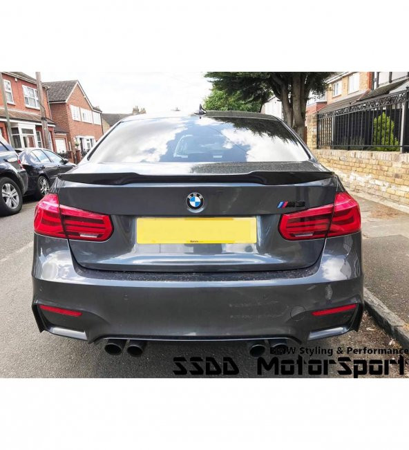 BMW 3 Serisi F30-F80 M4 Style Spoiler (Plastik) (2012-2018) ürün görseli 1