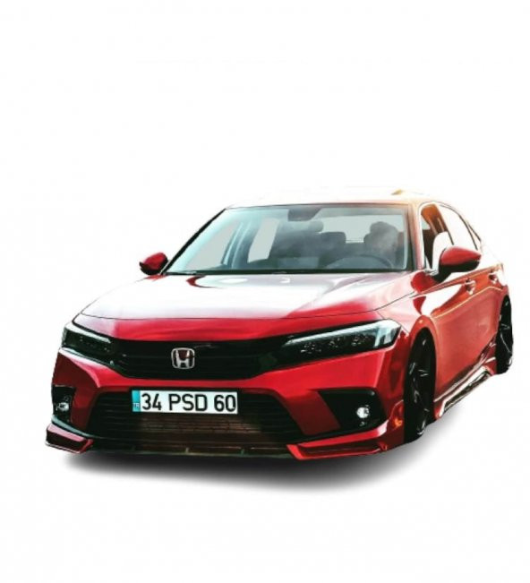 ps dizayn Honda Civic Fe Sedan (2021-2022) Body Kit (Plastik) ürün görseli 1