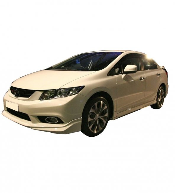 Honda Civic FB7 (2012-2016) Modulo Black Edition Yan Marşpiyel Seti (Plastik) ürün görseli 1