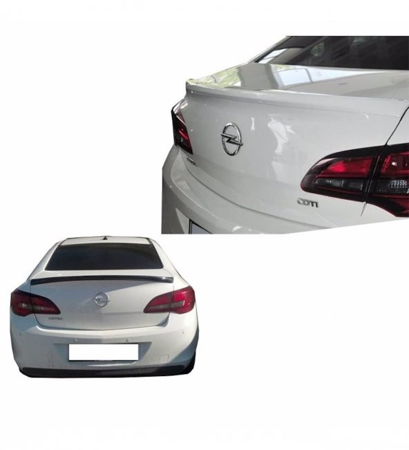 Opel Astra J Sedan 2013 Sonrası Spoiler (Plastik) ürün görseli 1