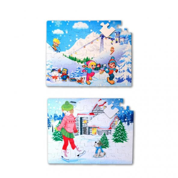 Tox Kış 5+ Keçe Yapboz - 5 Yaş Puzzle T014 ürün görseli 1