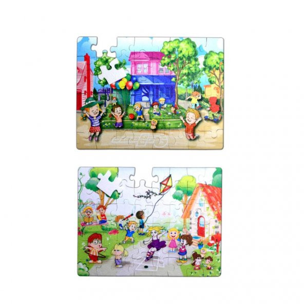 Tox Oyun Parkı 5+ Keçe Yapboz - 5 Yaş Puzzle T040 ürün görseli 1