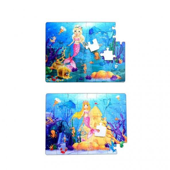 Tox Deniz Kızı 5+ Keçe Yapboz - 5 Yaş Puzzle T041 ürün görseli 1