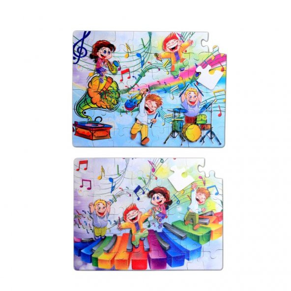 Tox Müzik 5+ Keçe Yapboz - 5 Yaş Puzzle T016 ürün görseli 1