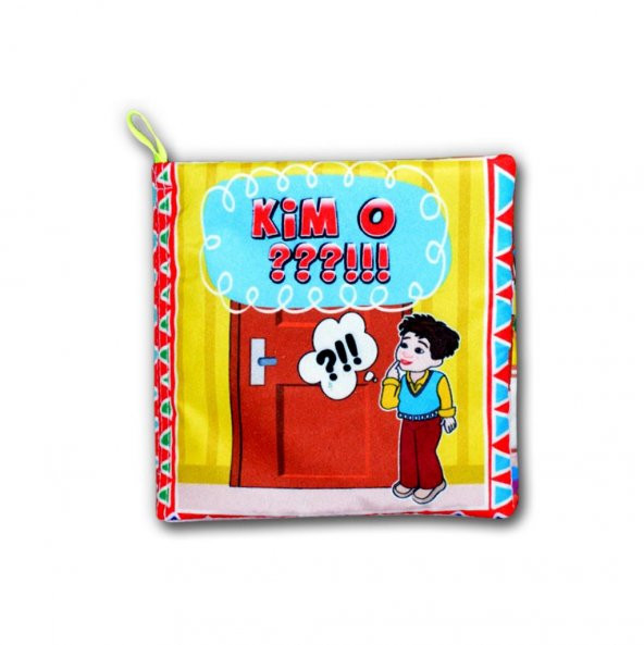 Tox Kim O Kumaş Sessiz Kitap T096 - Bez Kitap , Eğitici Oyuncak , Yumuşak ve Hışırtılı ürün görseli 1