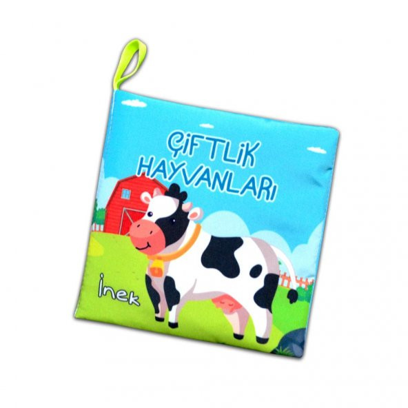 Tox Çiftlik Hayvanları Kumaş Sessiz Kitap T134 - Bez Kitap , Eğitici Oyuncak , Yumuşak ve Hışırtılı ürün görseli 1