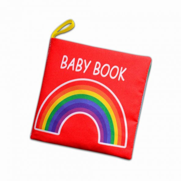 Tox İngilizce Renkli Bebek Kumaş Sessiz Kitap E120 - Bez Kitap , Eğitici Oyuncak , Yumuşak ve Hışırtılı ürün görseli 1